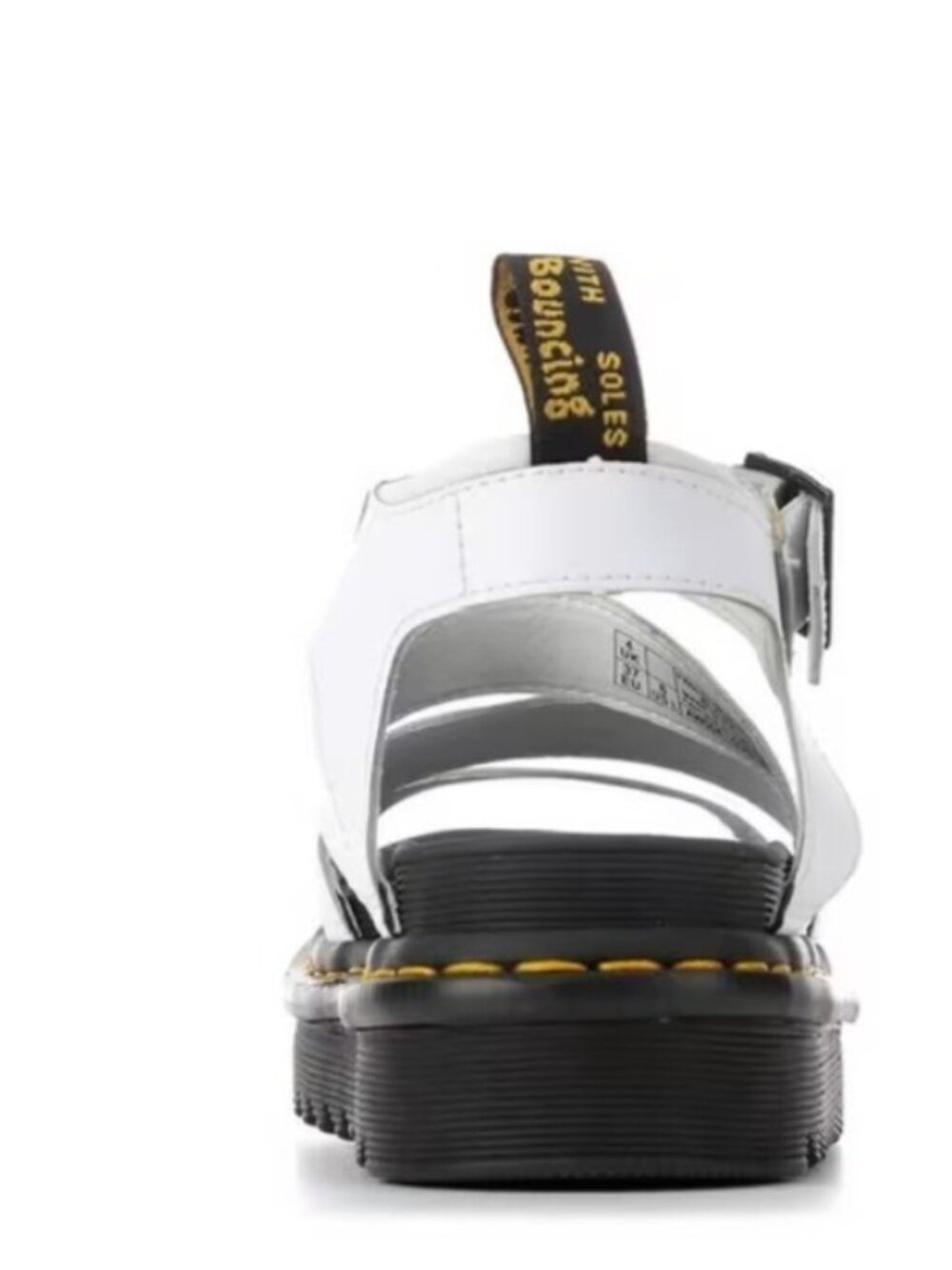 Dr Martens Blaire Sandals Platform White Leather Gladiator Womens Air Wair 9 New - Picture 3 of 7